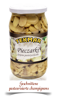 pieczarki krojone pasteryzowane